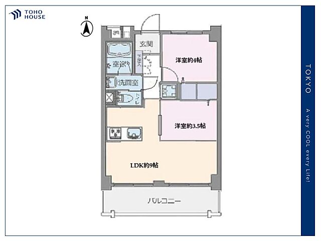 間取り 豊玉東豊エステート 5階/-