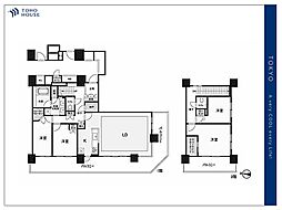 プラウドタワー練馬 4LDKの間取図画像
