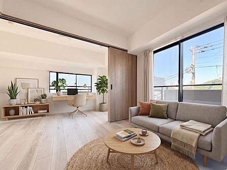 【配置してある家具や小物はCGによるイメージです。】【Bedroom】居室