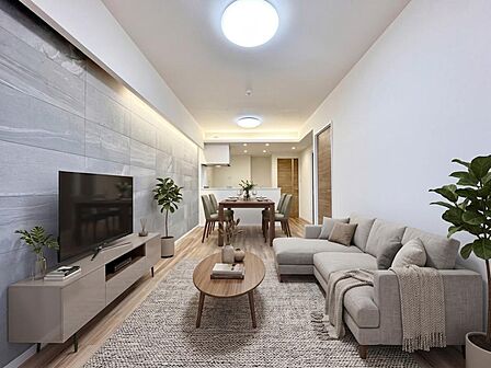 【配置してある家具や小物はCGによるイメージです。】【Livingroom】リビングルーム
