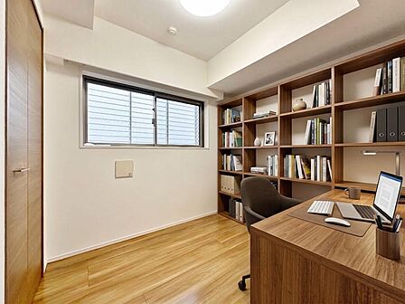 【画像処理技術で家具を消し、空室イメージを再現しています】【Bedroom】居室