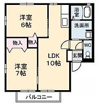 広島県福山市神辺町字道上（賃貸アパート2LDK・1階・49.85㎡） その2