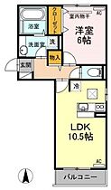 広島県福山市手城町４丁目（賃貸アパート1LDK・1階・42.93㎡） その2