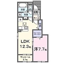 広島県福山市千田町３丁目（賃貸アパート1LDK・1階・50.14㎡） その2