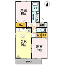 広島県福山市駅家町大字万能倉（賃貸アパート2LDK・1階・50.12㎡） その2