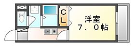 広島県福山市御幸町大字上岩成（賃貸マンション1K・3階・23.87㎡） その2