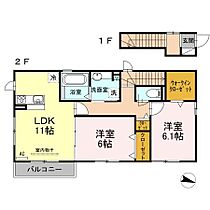 広島県福山市千田町大字藪路（賃貸アパート2LDK・2階・63.19㎡） その2