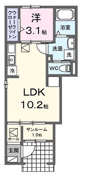 広島県尾道市高須町(賃貸アパート1LDK・1階・36.25㎡)の写真 その2