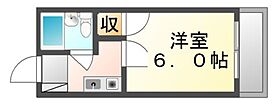 広島県福山市道三町（賃貸マンション1K・5階・17.39㎡） その2