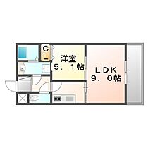 広島県福山市西町１丁目（賃貸マンション1LDK・2階・40.99㎡） その2