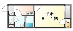 岡山県井原市上出部町（賃貸アパート1K・2階・25.89㎡） その2