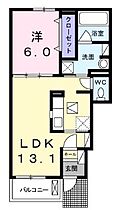 広島県福山市津之郷町大字津之郷（賃貸アパート1LDK・1階・45.09㎡） その2