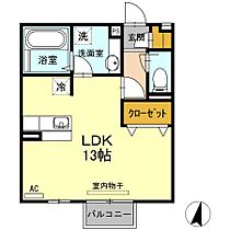 広島県福山市御幸町大字上岩成（賃貸アパート1R・2階・35.30㎡） その1