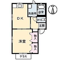 広島県福山市南松永町２丁目（賃貸アパート1DK・1階・39.57㎡） その2