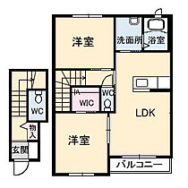 広島県尾道市美ノ郷町三成（賃貸アパート2LDK・2階・62.60㎡） その2