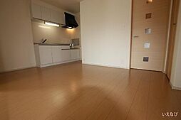 JR福塩線 万能倉駅 徒歩5分の賃貸アパート 1階2DKのリビング/ダイニング