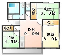 間取図画像 3DK
