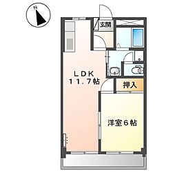 間取図画像 1LDK