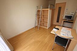 JR福塩線 万能倉駅 徒歩10分の賃貸アパート 1階1Kのリビング/ダイニング