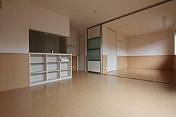 JR福塩線 上戸手駅 徒歩10分の賃貸アパート 2階2LDKのリビング/ダイニング