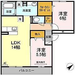 物件の間取り