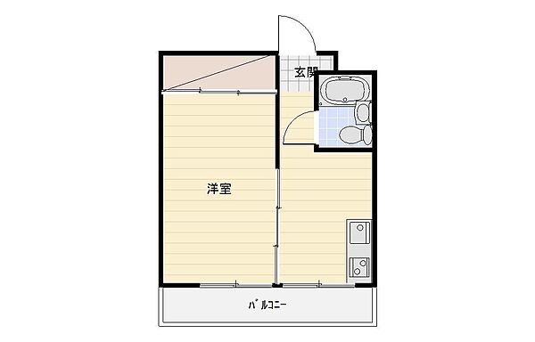 御前谷ハイツ 1C1｜静岡県浜松市中央区富塚町(賃貸マンション1K・1階・29.68㎡)の写真 その2