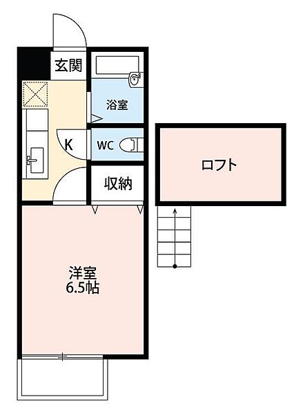 ビバリーハウス萩丘A 101｜静岡県浜松市中央区萩丘2丁目(賃貸アパート1K・1階・21.50㎡)の写真 その2