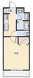 フェニックス3 1Kの間取図画像