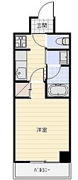 is常盤 1Kの間取図画像