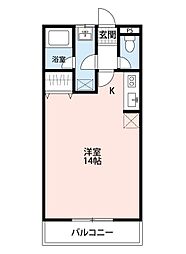 プチファーム神谷 ワンルームの間取図画像