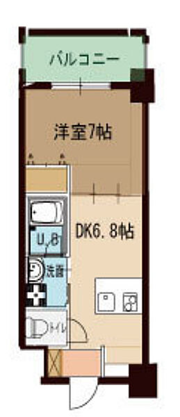 大阪府大阪市北区神山町(賃貸マンション1DK・6階・31.74㎡)の写真 その2