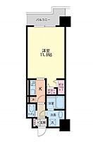 大阪府大阪市中央区島町1丁目（賃貸マンション1K・7階・34.47㎡） その2