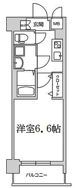 アーバンフラッツ鷺洲 ｜大阪府大阪市福島区鷺洲3丁目(賃貸マンション1K・8階・24.00㎡)の写真 その2