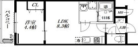 FOREST　FUKUSHIMA  ｜ 大阪府大阪市福島区吉野4丁目6-7（賃貸マンション1LDK・4階・30.02㎡） その2