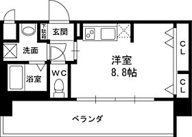 CASSIA福島駅前  ｜ 大阪府大阪市福島区福島5丁目15-13（賃貸マンション1R・5階・25.84㎡） その2