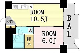 コープ野村梅田A棟  ｜ 大阪府大阪市北区鶴野町（賃貸マンション1LDK・12階・35.75㎡） その2