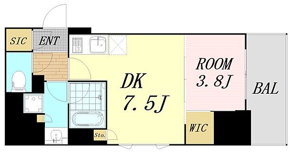 ルフォンプログレ堺筋本町タワーレジデンス ｜大阪府大阪市中央区常盤町2丁目(賃貸マンション1DK・5階・34.13㎡)の写真 その2