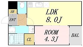 H-maison塚本II  ｜ 大阪府大阪市西淀川区野里2丁目（賃貸アパート1LDK・2階・28.91㎡） その2