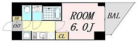 S-RESIDENCE堺筋本町Uno  ｜ 大阪府大阪市中央区松屋町住吉（賃貸マンション1K・10階・21.75㎡） その2