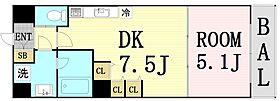 ラルテ中津  ｜ 大阪府大阪市北区豊崎6丁目（賃貸マンション1DK・7階・31.42㎡） その2