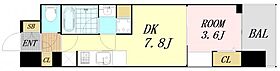 アーバネックス難波WEST  ｜ 大阪府大阪市浪速区桜川1丁目（賃貸マンション1DK・14階・28.44㎡） その2