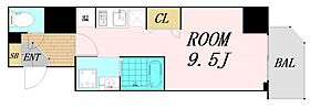 ベルエ難波西  ｜ 大阪府大阪市浪速区幸町3丁目（賃貸マンション1R・10階・26.04㎡） その2