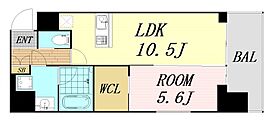 La Douceur天満  ｜ 大阪府大阪市北区同心2丁目（賃貸マンション1LDK・12階・42.05㎡） その2