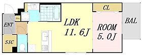 estageo北田辺  ｜ 大阪府大阪市東住吉区駒川1丁目（賃貸マンション1LDK・5階・40.00㎡） その2