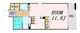 Galilei Sinmachi  ｜ 大阪府大阪市西区新町3丁目（賃貸マンション1R・3階・31.18㎡） その2