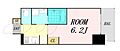 S-RESIDENCE南堀江4階6.6万円