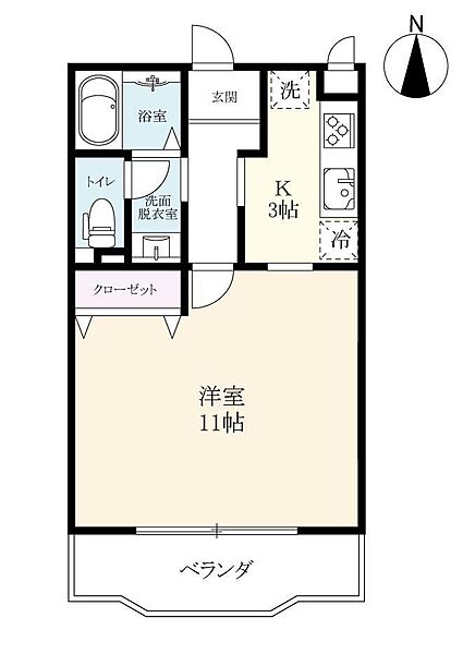 ハーモニーレジデンスI 202｜佐賀県佐賀市日の出1丁目(賃貸マンション1K・2階・32.40㎡)の写真 その2