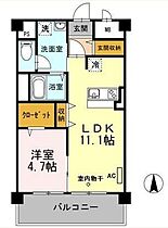 TNR 407 ｜ 佐賀県佐賀市鍋島1丁目（賃貸マンション1LDK・4階・41.97㎡） その2