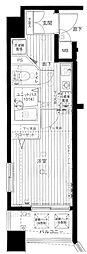 メインステージ銀座 1Kの間取図画像