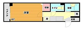 シェルビュー  ｜ 大阪府吹田市千里山東１丁目（賃貸マンション1K・4階・20.52㎡） その2